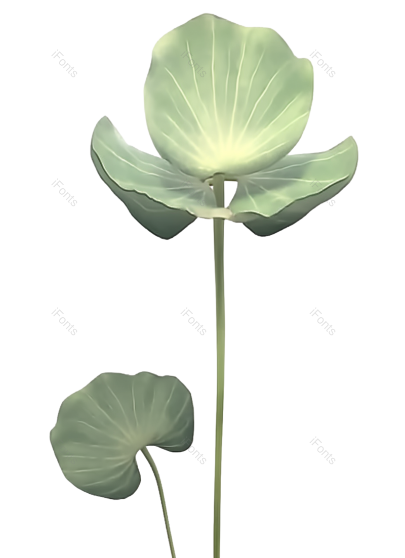 叶子图片,夏至元素,元素PNG,卡通免抠素材